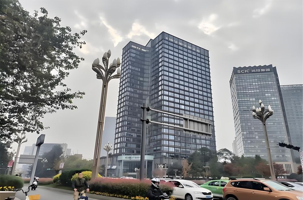 汇日央扩国际广场外立面图